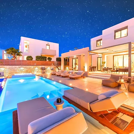 Minoas Villas Heated Pool Kournás Exterior photo