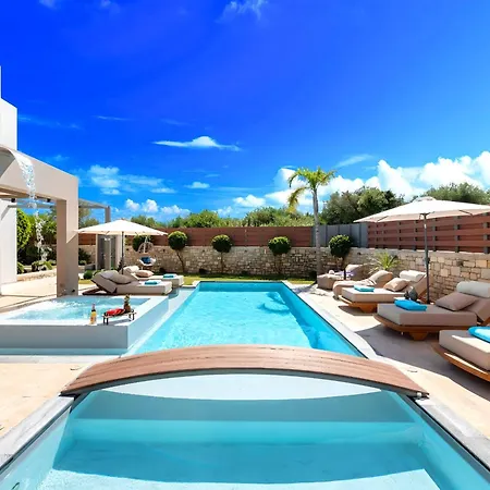 Minoas Villas Heated Pool Kournás Exterior photo
