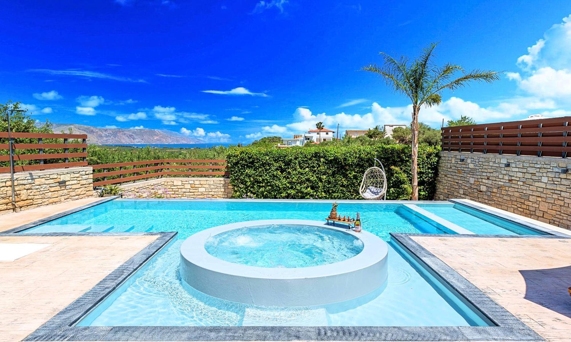Minoas Heated Pool Villa Kournas